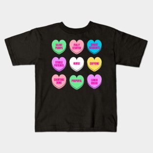 Silent Pumps Fully Staffed Nurse Valentine Day Kids T-Shirt